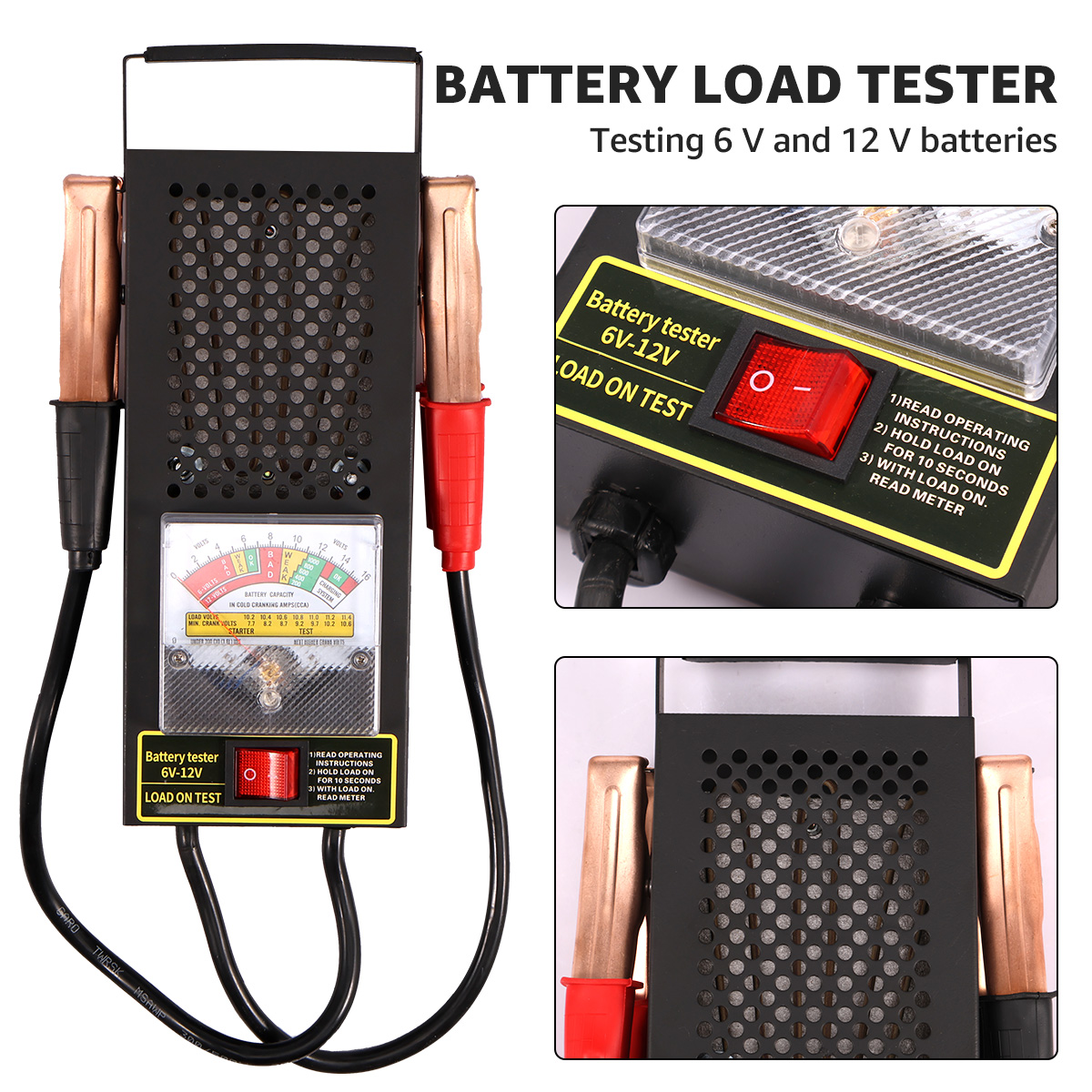 Probador de carga de batería d - Battery Load Tester reseña y precio