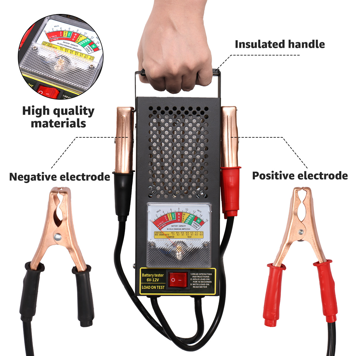 Probador de carga de batería d - Battery Load Tester reseña y precio