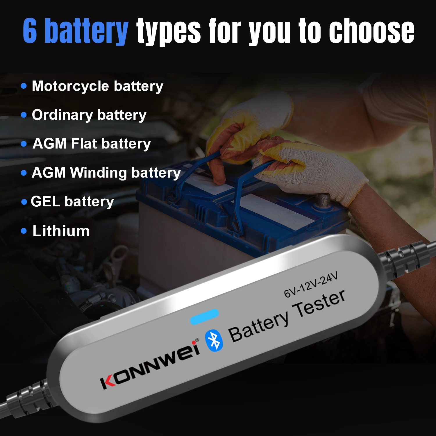 2026 KONNWEI BK200 Probador de - Battery Load Tester reseña y precio